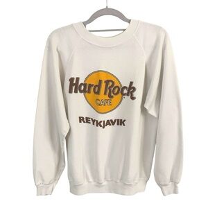 VTG ‘80s Hard Rock Cafe Reykjavik Hanes Fabric Made In U.S.A. Sweatshirt
